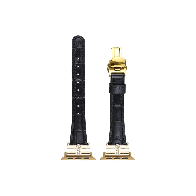 Warbler Dew Apple Compatibility Watch Band Genuine Leather Material-14