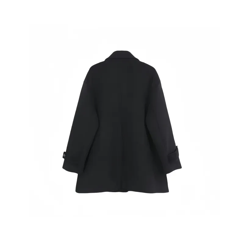 Mu Qingqing Coats Women's Black-1