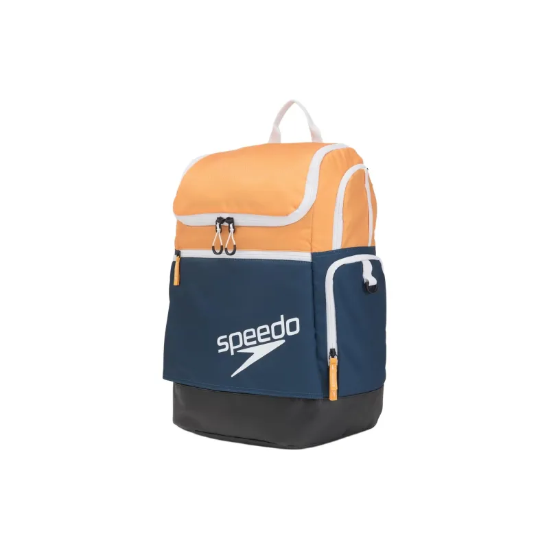 Speedo Canvas Bag Backpack Regular Unisex Yellow & Marine Blue-1