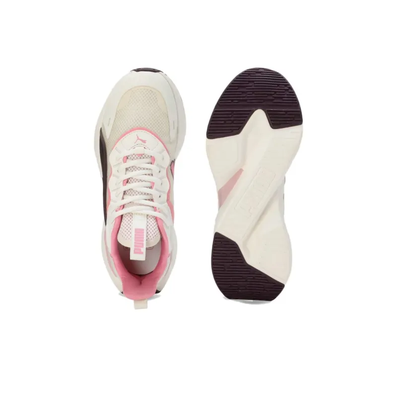 PUMA Softride Sway Anti-Slip Wear-Resistant Low-Top Casual Running Shoes Women's Beige Pink-3
