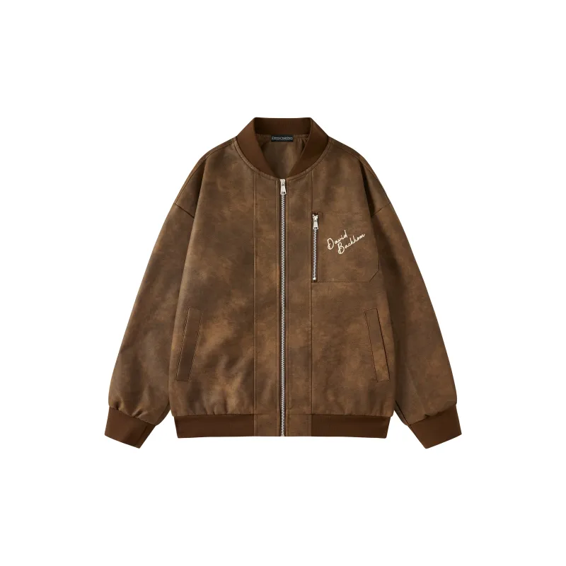 David Bakken x DAOMEIXIONG LIANMINGKUAN Leather Jacket Unisex-14
