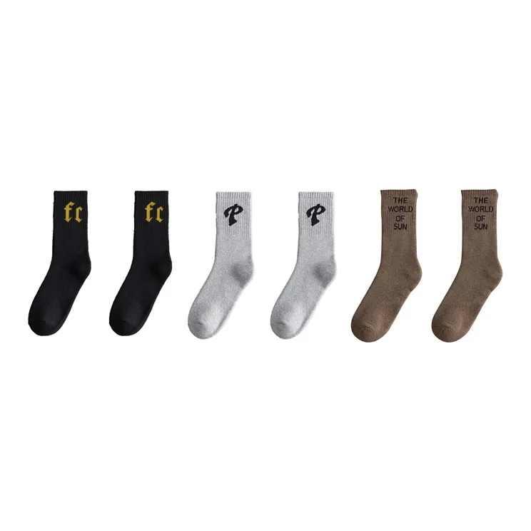 Cotton Gene Mid Calf Socks Unisex Combo Set-23