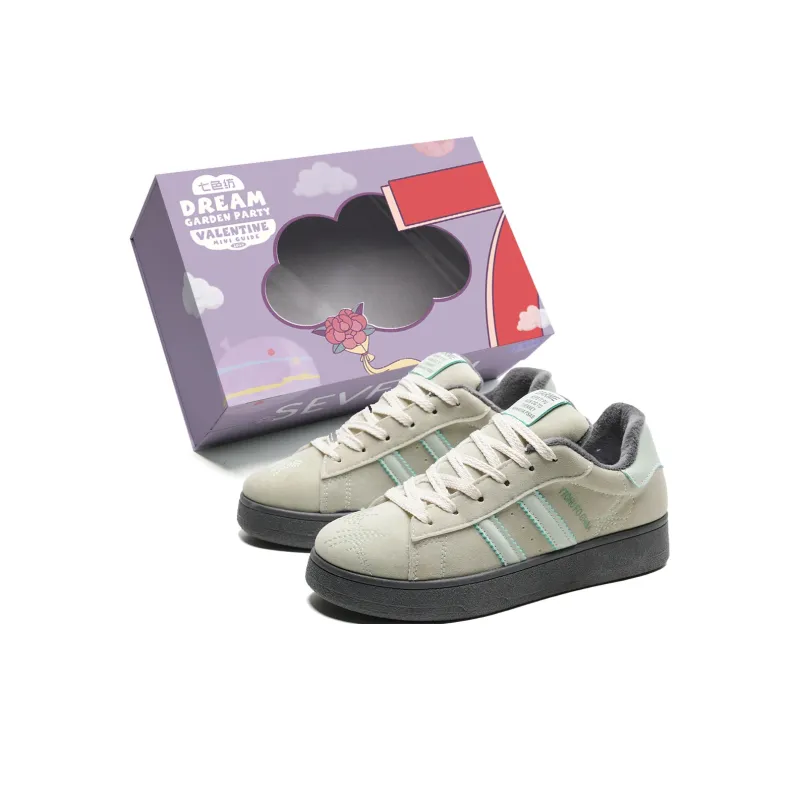 7 SEVFUN Wear resistant And Lightweight Low Top Skateboard Shoes Unisex Mint Green-4