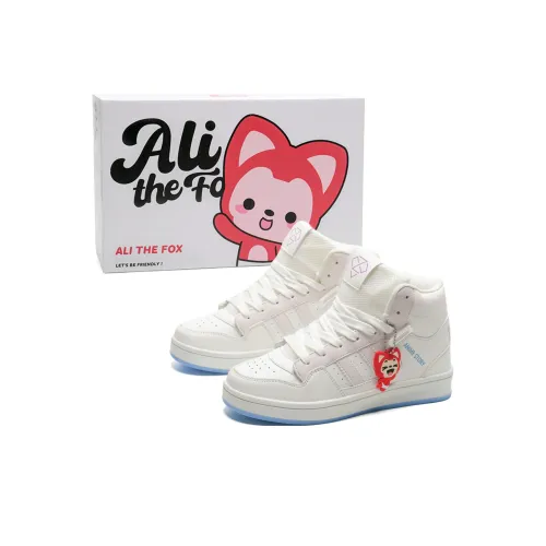 ALI THE FOX Anti Slip Wear Resistant Lightweight Breathable High Top Skateboard Shoes Unisex Box Included