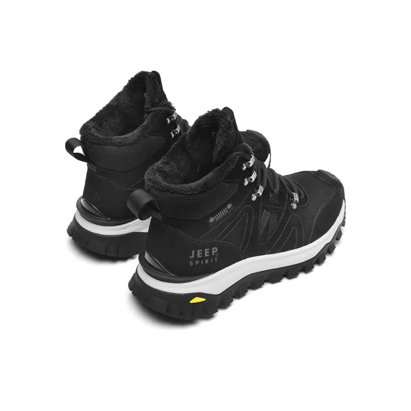 JEEP SPIRIT Slip Resistant, Abrasion Resistant, Impact Resistant, Thermal High Top Outdoor Shoes Men's Black-5