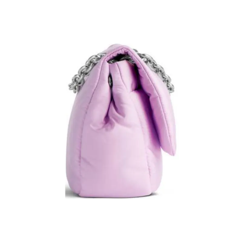 Balenciaga Nylon Handbag Shoulder Bag Mini Women's Lavender-3