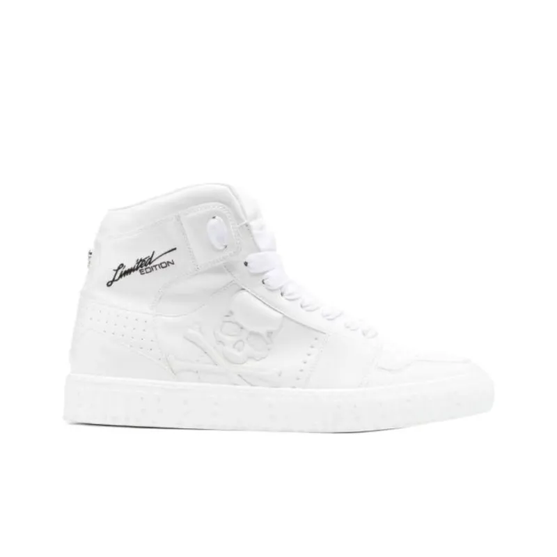 PHILIPP PLEIN Super Street Skull Bones Hi-top Sneakers-1