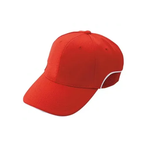 Mizuno Polyester Baseball Caps Unisex Red