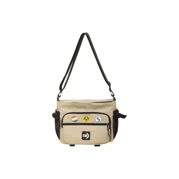DCLOUD Nylon Shoulder Bag, Crossbody Bag Unisex Khaki/White/Blue/Gray/Black