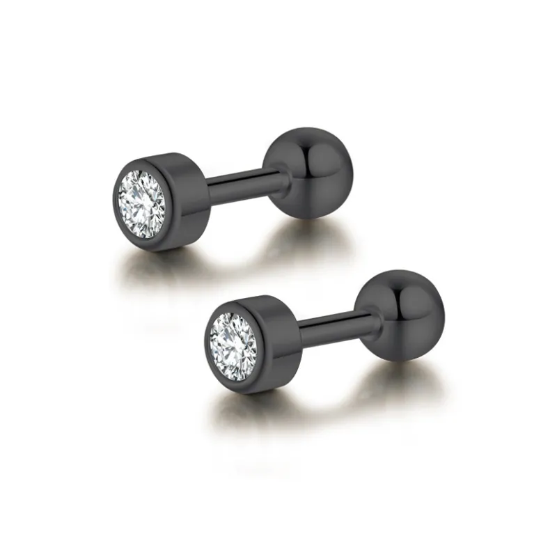 KiNGZiT Titanium Steel Stud Earrings Unisex-6