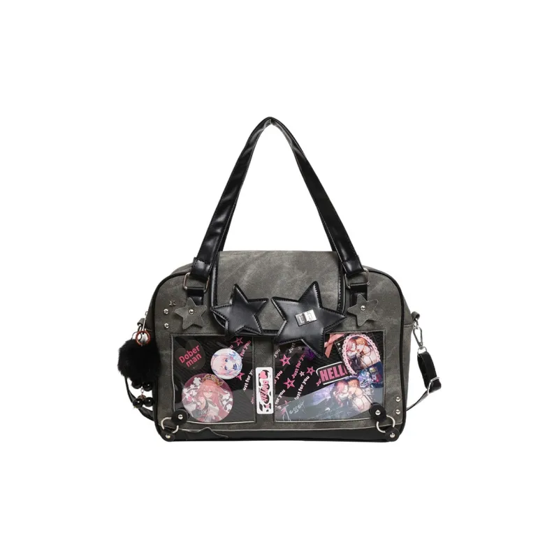 YUANTUZHE Denim Crossbody Handbags Women's Multicolor-5