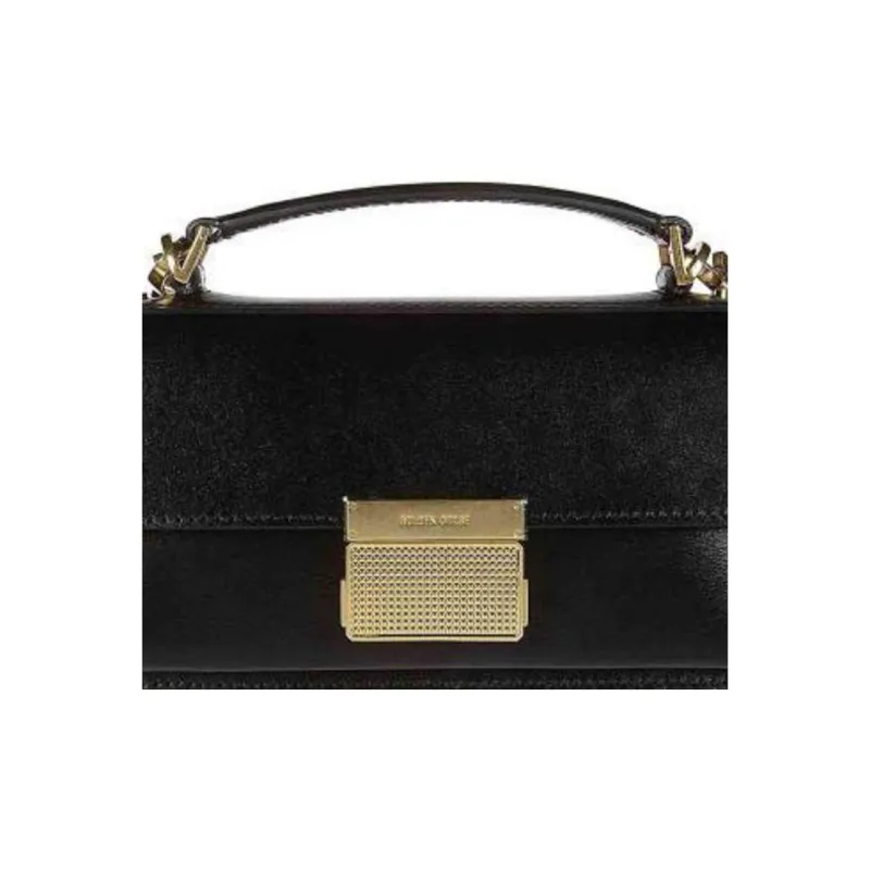 Golden Goose Leather Shoulder Bag, Crossbody Bag, Handbag Women's Black-3
