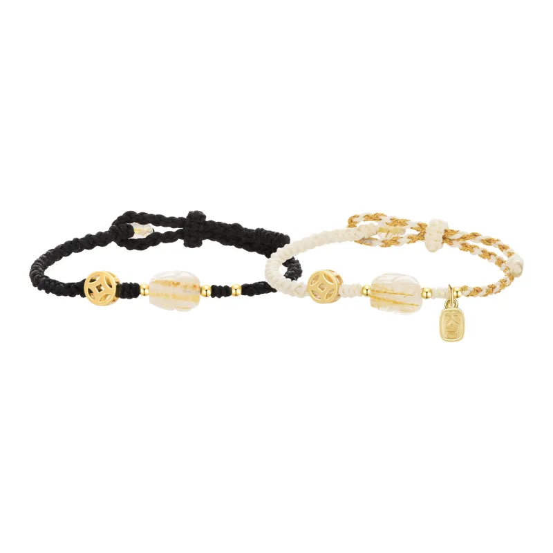 Huaying Rutilated Quartz Bracelets Unisex Good Luck-10