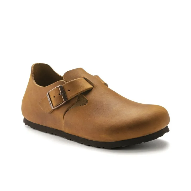 Birkenstock London Series Low-Top Casual Shoes Unisex Ginger Brown Narrow Fit-1