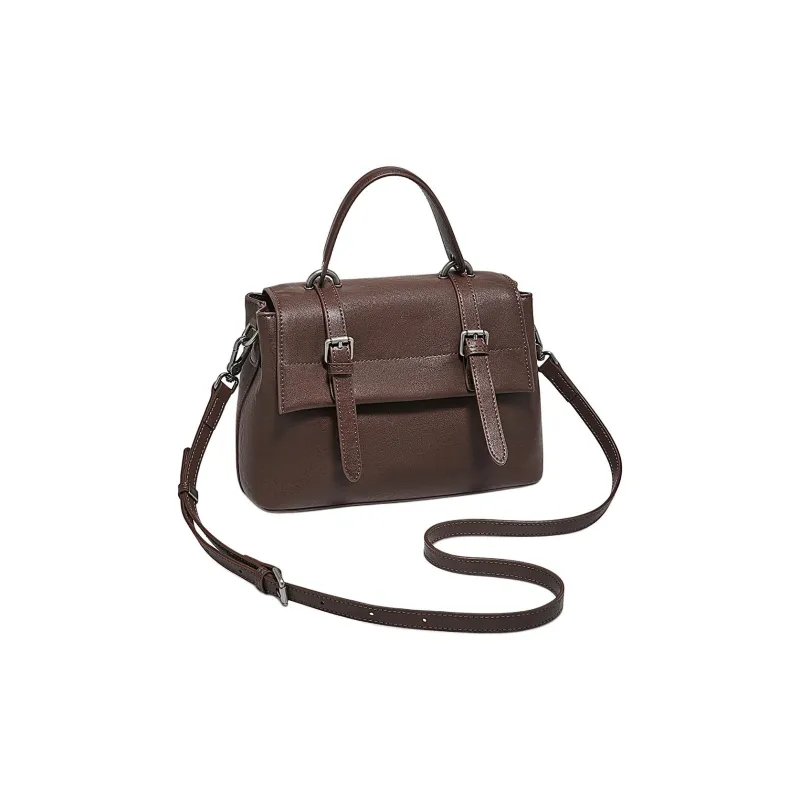 Marino Orlandi Synthetic Leather Handbag Shoulder Bag Crossbody Bag Regular Women's Black/Coffee/Caramel-5