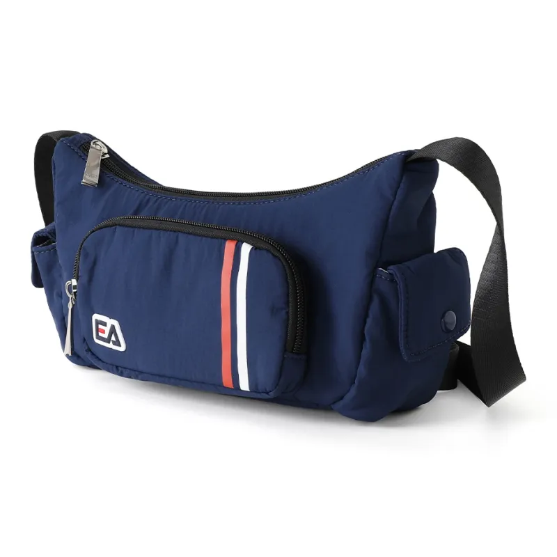 Elle Active Fabric Handbag, Shoulder Bag, Crossbody Bag Unisex Navy Blue-1