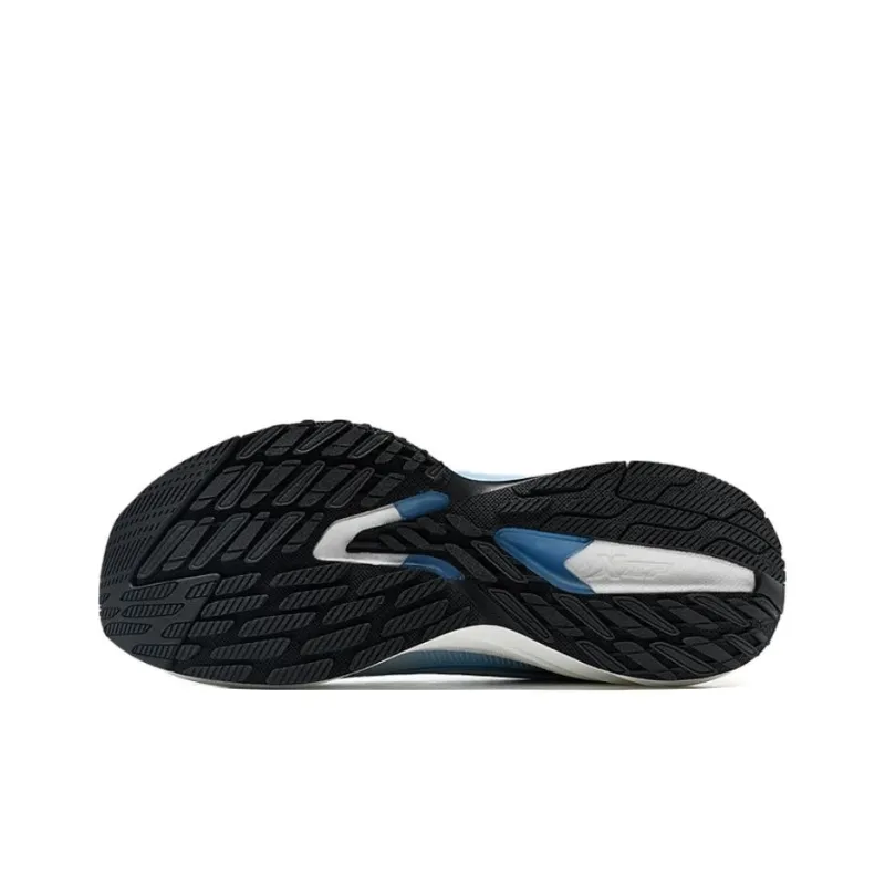 XTEP Starburst 2 Slip-Resistant Warm Low-Top Casual Running Shoes Men's Gray Black Blue-4