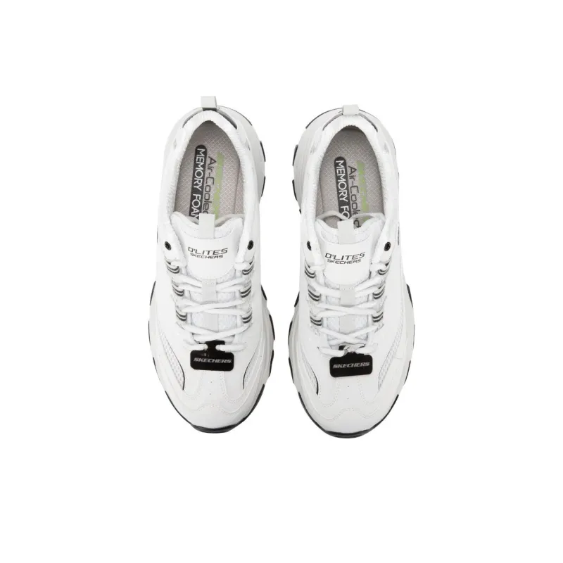 Skechers D'LITES 'White Black'-3