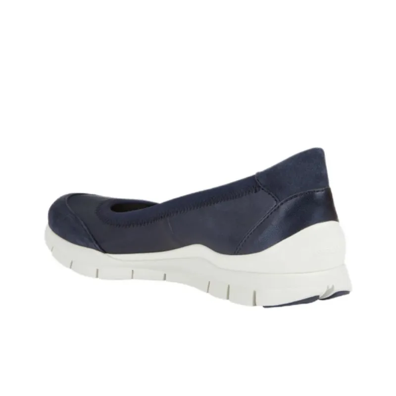 GEOX Sukie Casual Single Shoes Women's Blue-3