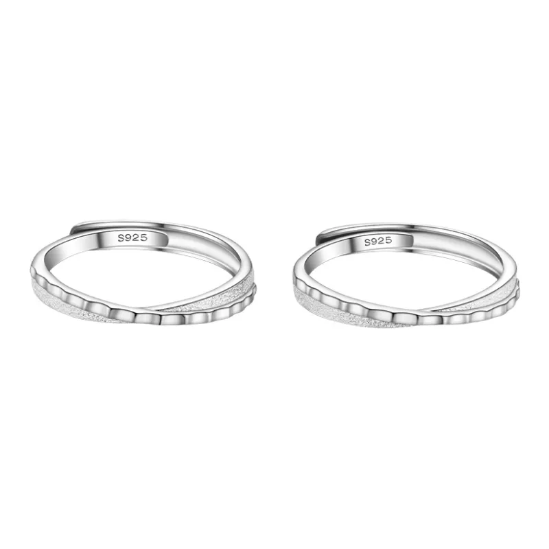 SOFTDORA 925 Sterling Silver Rings Unisex-1
