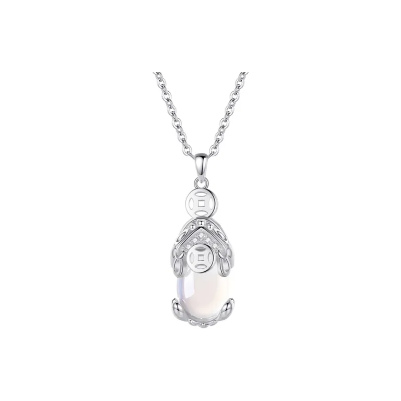 Ascending Chalcedony Necklaces Women's-0