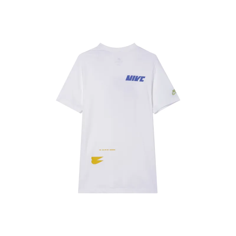Nike T Shirts Men White-1