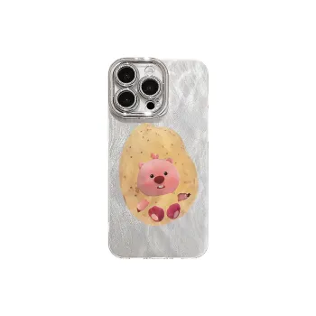 XIANGRIKE TPU Material Potato Lube Phone Case Compatible With IPhone 15/14 Plus/13/12/11/15 Pro Max/XS/XR/XS Max/8 Plus