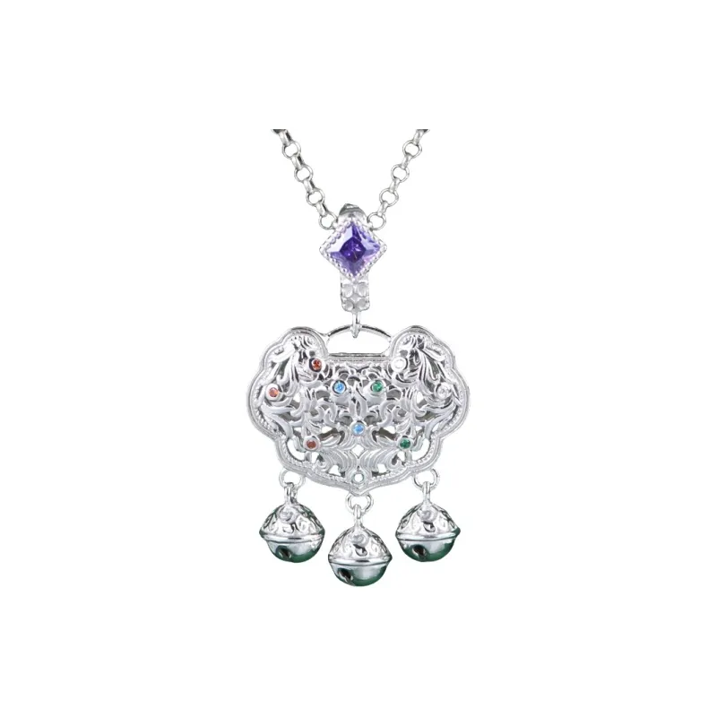 JINLUWANG S925 Silver Necklaces Women's-0