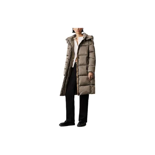 Calvin Klein Puffer Jackets Women's Brown