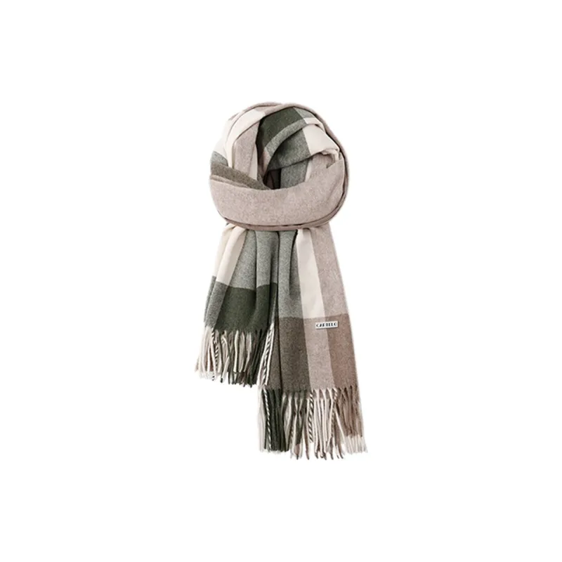 CARTELO Wool Knit Scarves Unisex-1