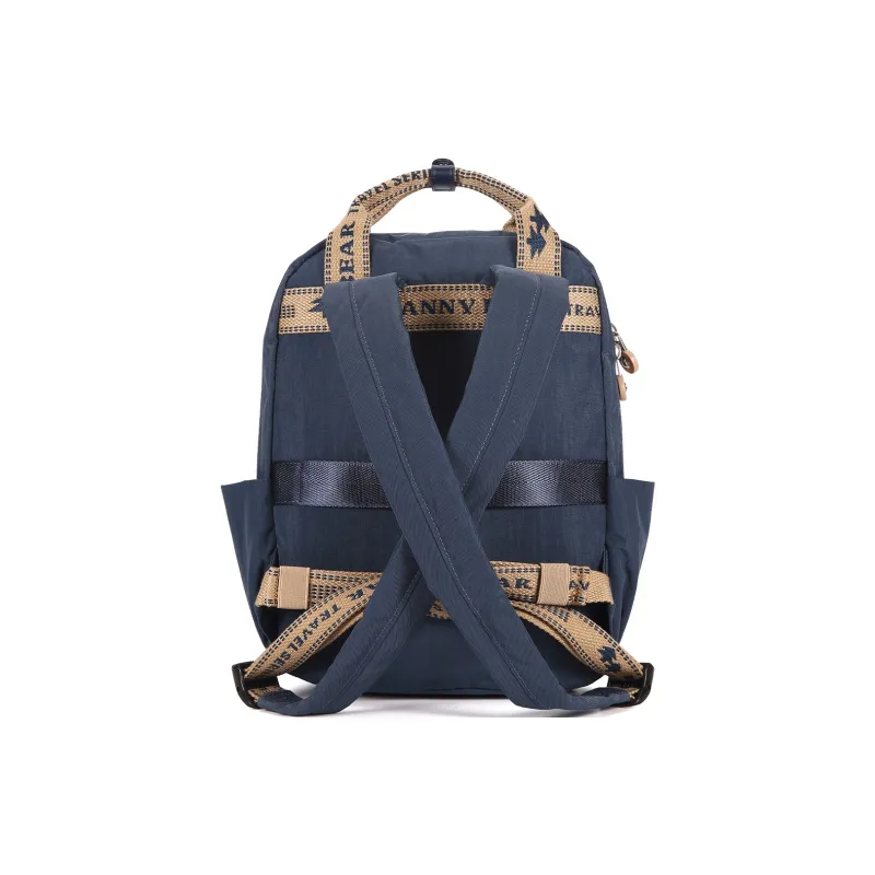 Dannybear Fabric Backpack Men's Dark Blue-2