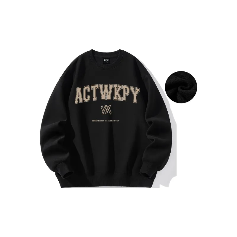 WKPY Sweatshirt Unisex Couple's Black-1