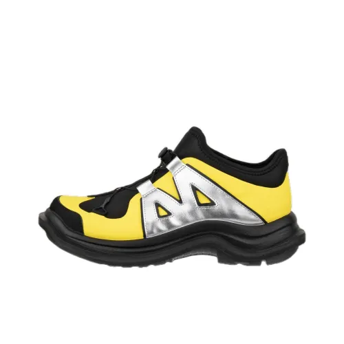 Ecco Off-road Series Low-Top Casual Shoes Women's Yellow Silver