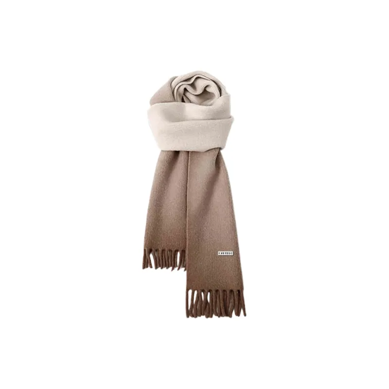 CARTELO Wool Knit Scarves Unisex-3