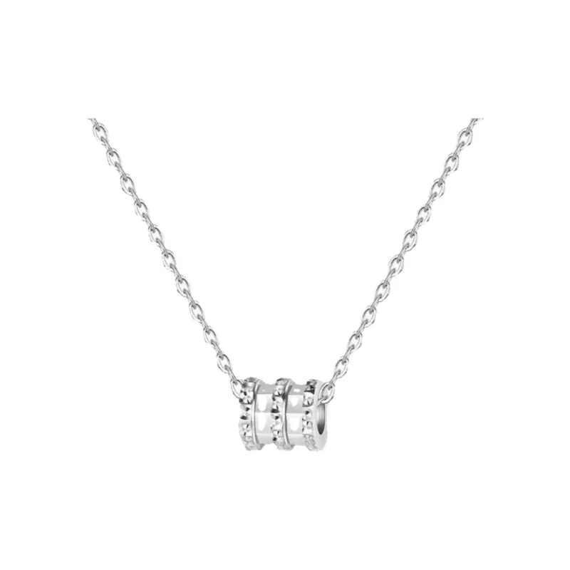 Happy Tide S990 Sterling Silver Necklaces Women's Silver-4