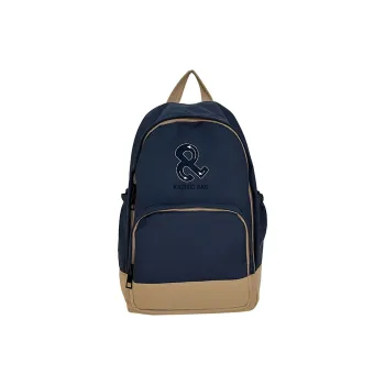 Travel Polyester Backpack Regular Unisex Blue/Red/White