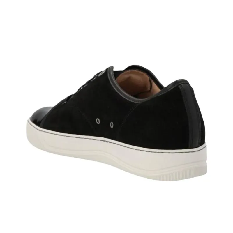 Lanvin DBB1 Low Top Skateboard Shoes Men's Black-3