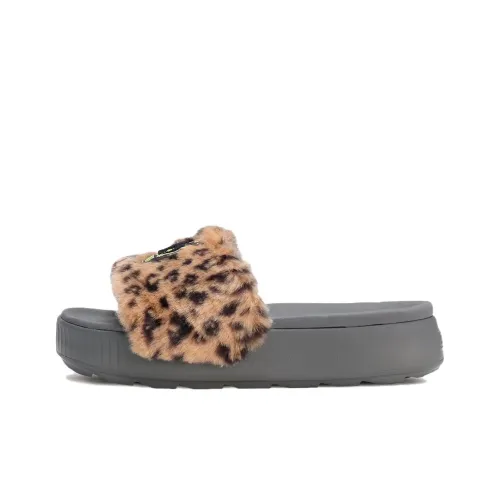 PUMA NEKO san Slip Resistant Abrasion Resistant Slide Slippers Women's Light Brown