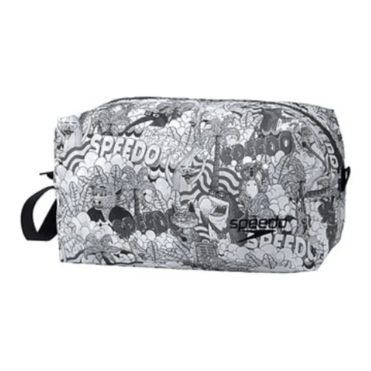 Speedo Polyester Handbag Medium Size Unisex Gray-1