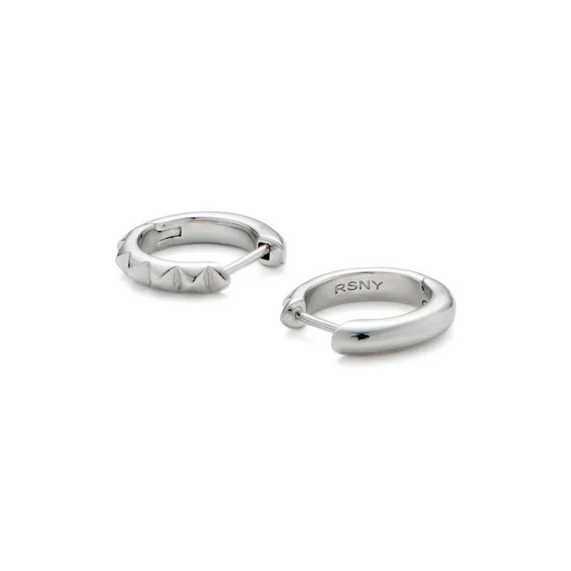 RSNY Hoop Earrings Gold Plated Copper Women's-6