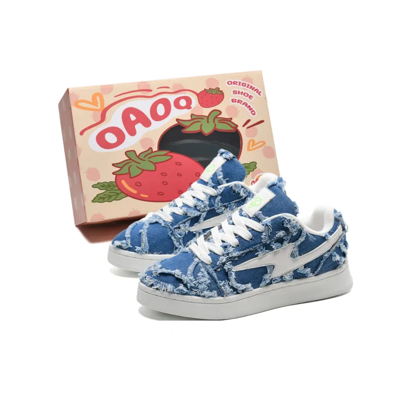 OAOQ Wear resistant And Lightweight Low Top Skateboard Shoes Unisex Box-6