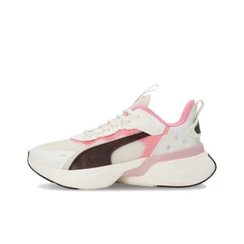 PUMA Softride Sway Anti-Slip Wear-Resistant Low-Top Casual Running Shoes Women's Beige Pink