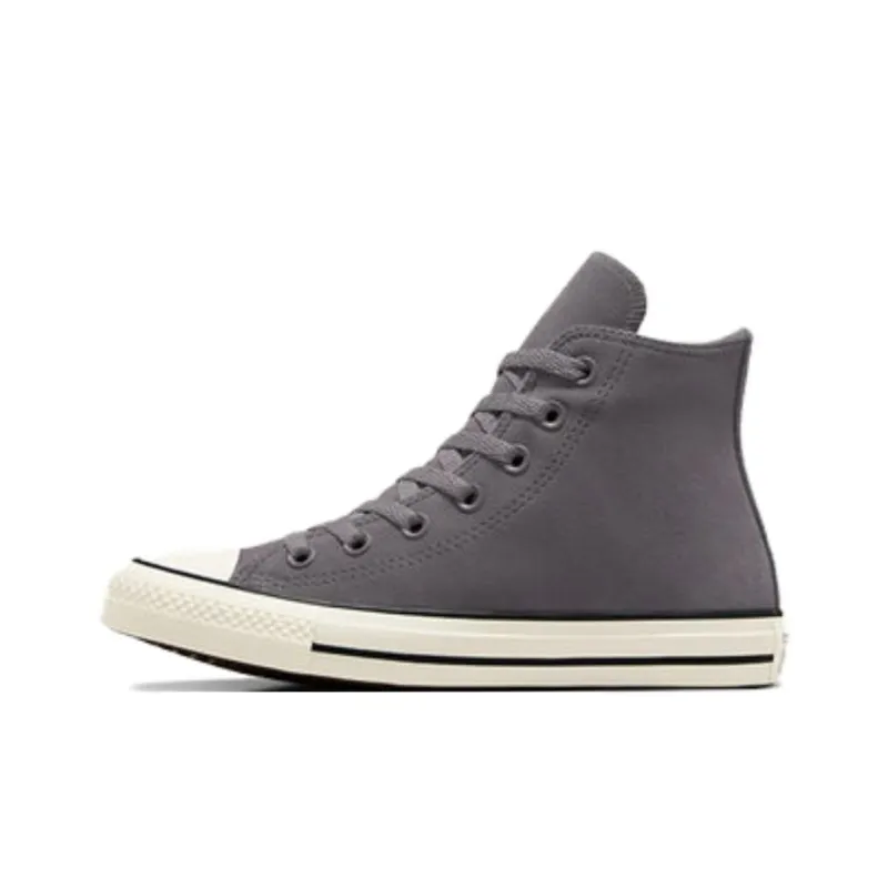 Converse Chuck Taylor All Star Anti Slip Wear Resistant High Top Skateboard Shoes Unisex Gray-0