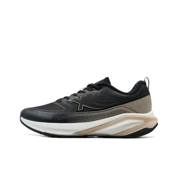 XTEP Slip Resistant Warm Low Top Casual Running Shoes Men's Black Umber