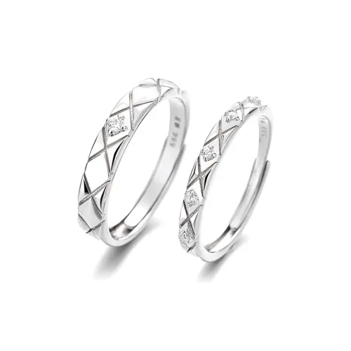 KLFOOK 999 Fine Silver Rings Unisex
