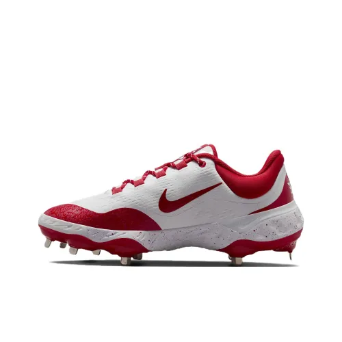 Nike Alpha Huarache Elite 4 Slip Resistant And Breathable Low Top Training Shoes Men's Red White