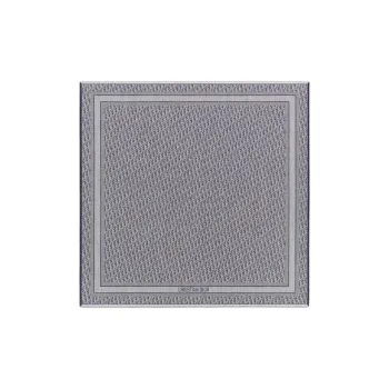 DIOR Mulberry Silk Shawls Women's Marine Blue