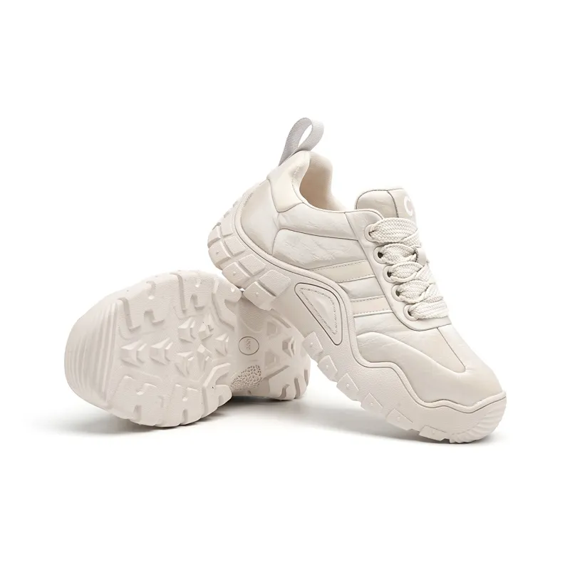 C°BANNER Support Low Top Chunky Sneakers Women's Champagne-2