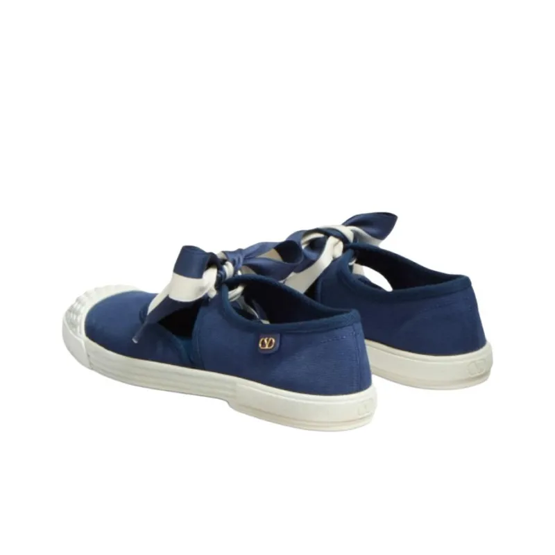 Valentino Bay By Bay Casual Single Shoes Women's Blue-4
