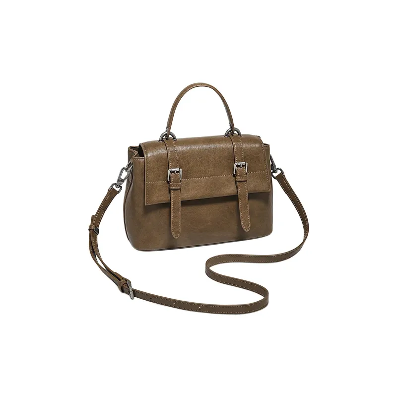 Marino Orlandi Synthetic Leather Handbag Shoulder Bag Crossbody Bag Regular Women's Black/Coffee/Caramel-8